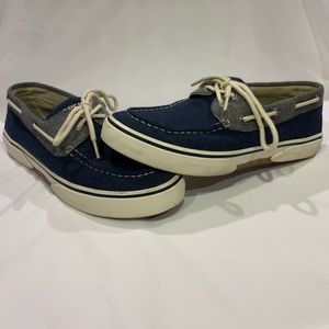 Blue and White Men’s Sperry’s